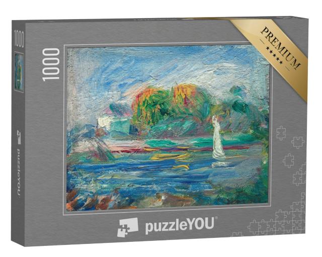 Puzzel 1000 stukjes „Auguste Renoir - De blauwe rivier“