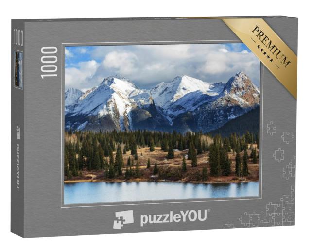 Puzzel 1000 stukjes „Berglandschap van de Colorado Rocky Mountains, VS“