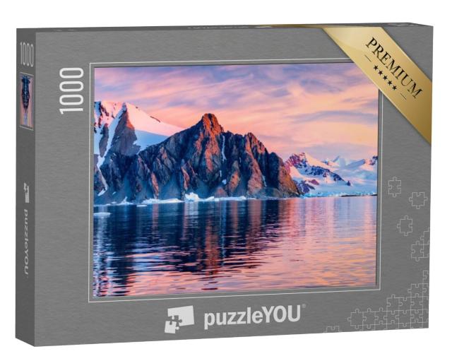 Puzzel 1000 stukjes „Een foto van een ijsberg op Antarctica“