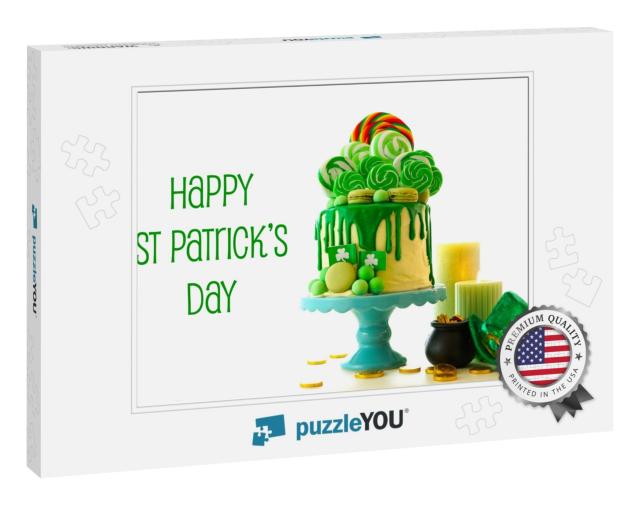 St Patrick's Day Party Table with Lollipop Candy... Jigsaw Puzzle