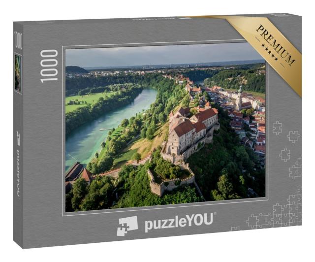 Puzzle „Burghausen mit längster Burg der Welt“