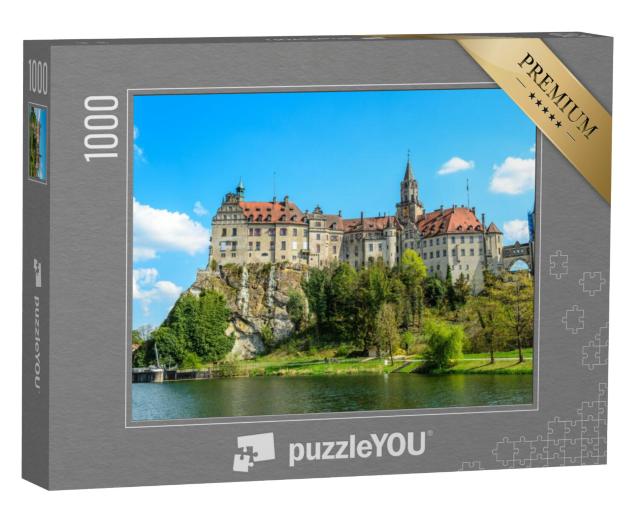 Puzzel 1000 stukjes „Imposant kasteel Sigmaringen aan de Donau“