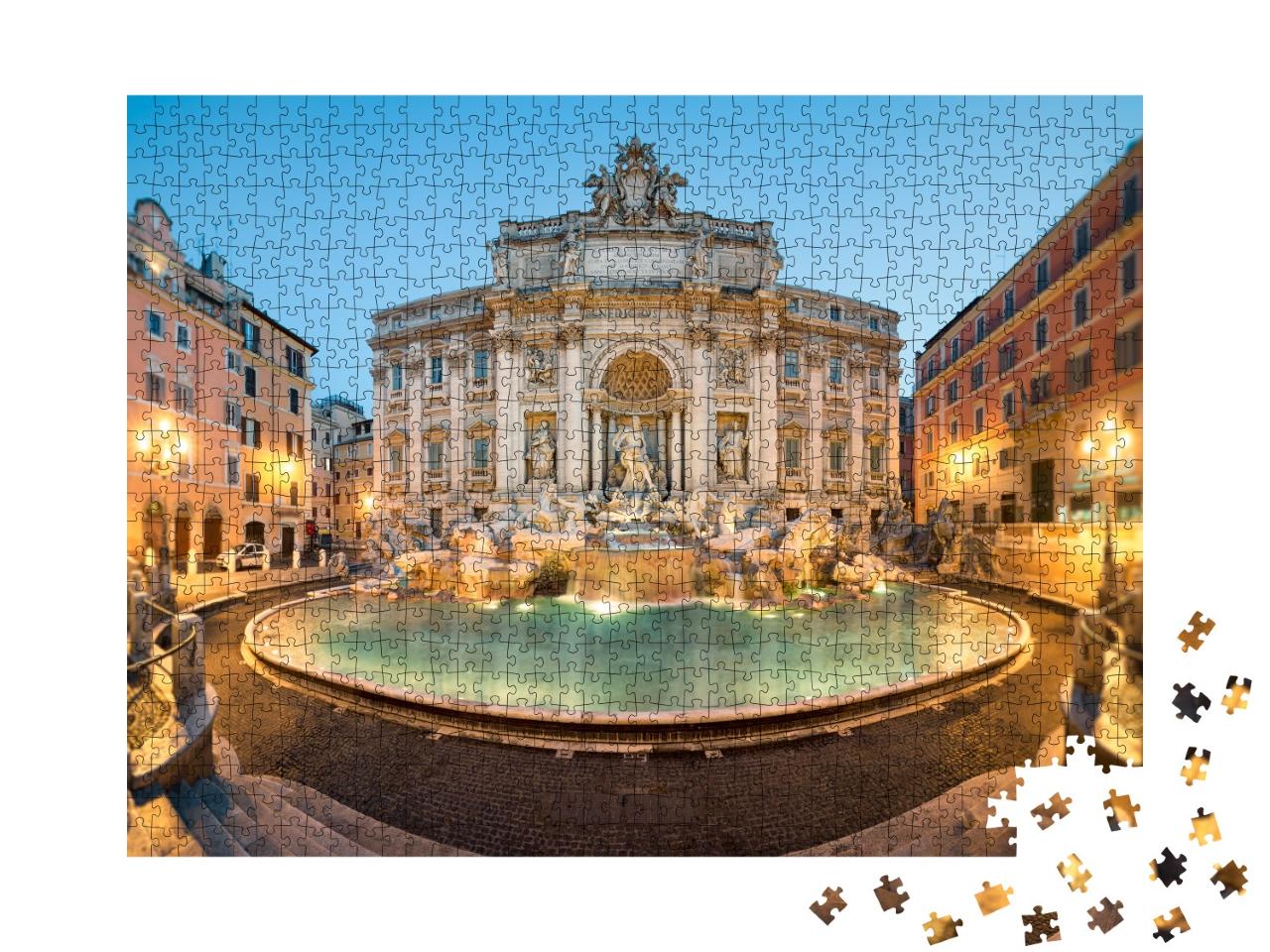 Puzzle 1000 Teile „Trevi-Brunnen, Rom“