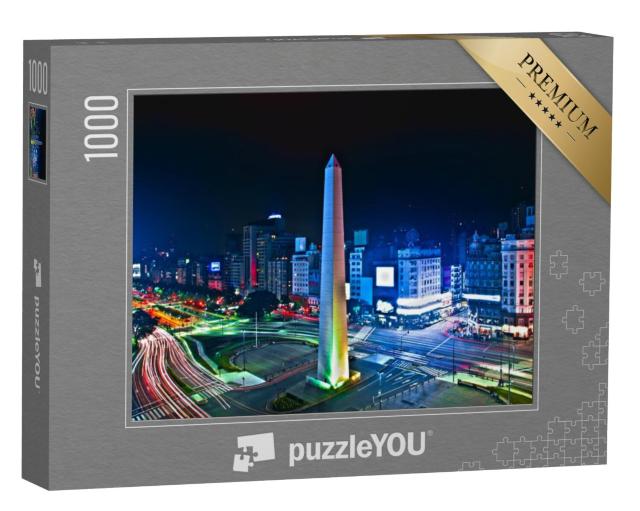 Puzzel 1000 stukjes „Buenos Aires nacht“