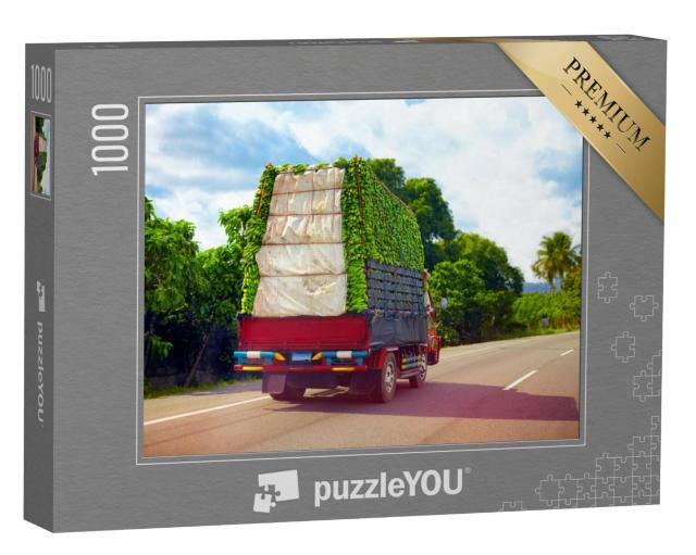 Puzzel 1000 stukjes „Zwaar beladen! Dominicaanse Republiek, Caraïben“