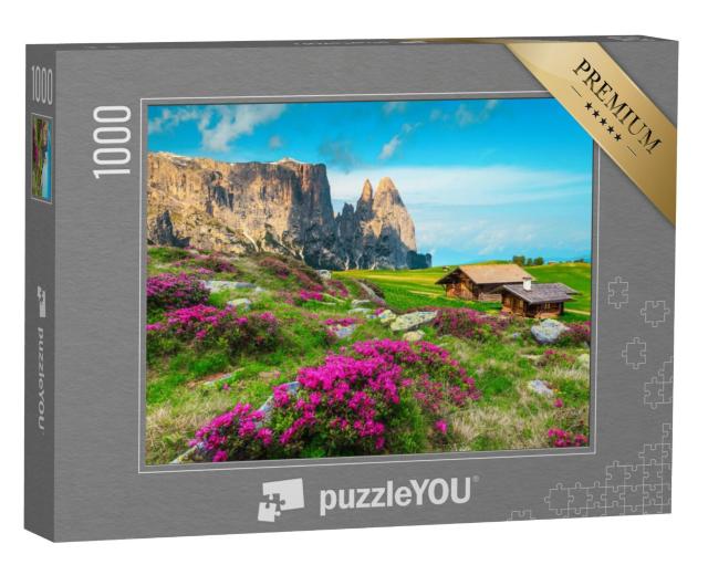 Puzzel 1000 stukjes „Alpe di Siusi, Dolomieten, Italië“