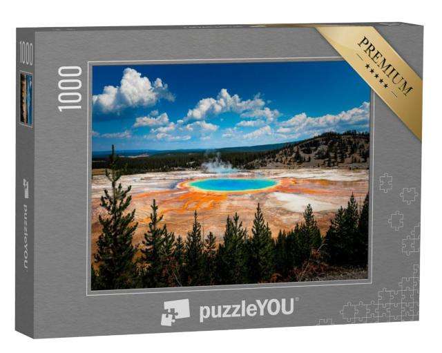 Puzzel 1000 stukjes „Adembenemende Grote Prismatische Bron in Yellowstone National Park“