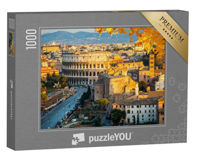 Puzzel 1000 stukjes „Indrukwekkend Colosseum in Rome, Italië“