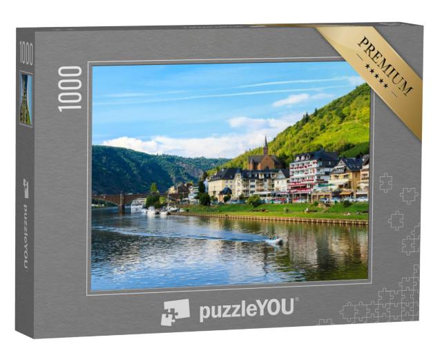 Puzzel 1000 stukjes „Prachtig uitzicht op de wijnstad Cochem aan de Moezel in Duitsland“