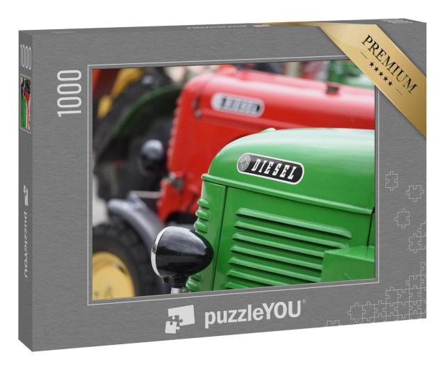 Puzzle 1000 Teile „Oldtimer-Traktortreffen in Sankt Konrad, Österreich“