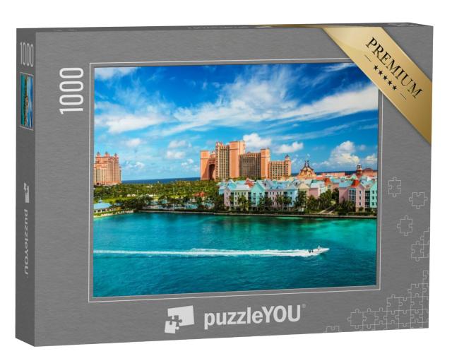 Puzzel 1000 stukjes „Stadsgezicht van Nassau, Bahama's, Caribisch gebied“