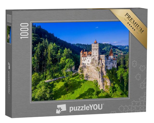 Puzzel 1000 stukjes „Kasteel Bran, bekend om de mythe van Dracula, Roemenië“