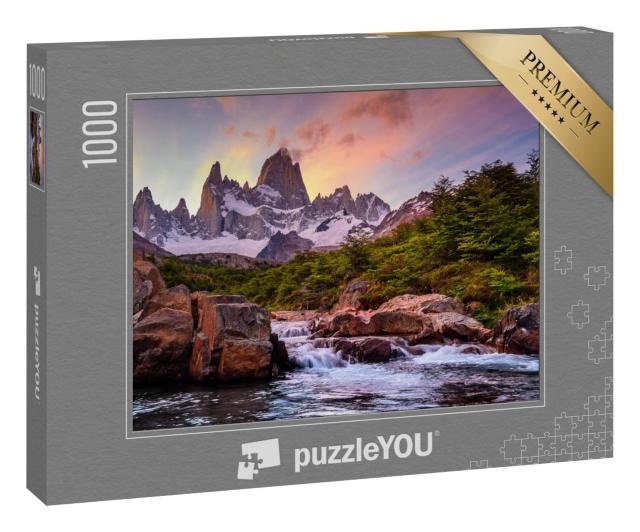 Puzzle 1000 Teile „Mount Fitz Roy im südlichen Patagonien“