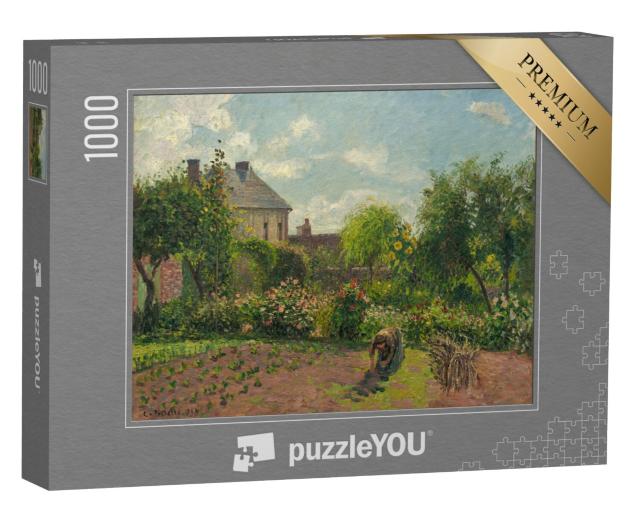 Puzzel 1000 stukjes „Camille Pissarro - De tuin van de kunstenaar in Eragny“