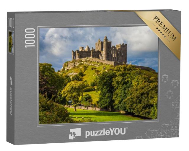 Puzzel 1000 stukjes „Rots van Cashel in spectaculair licht, Tipperary, Ierland“