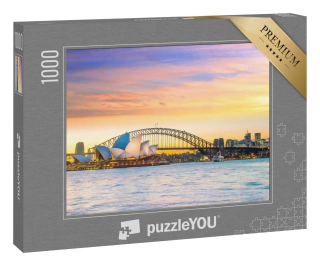 Puzzle 1000 Teile „Weltberühmte Skyline von Sydney in Australien“