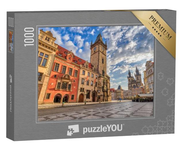 Puzzel 1000 stukjes „Praag Oude Stadsplein Tsjechië“