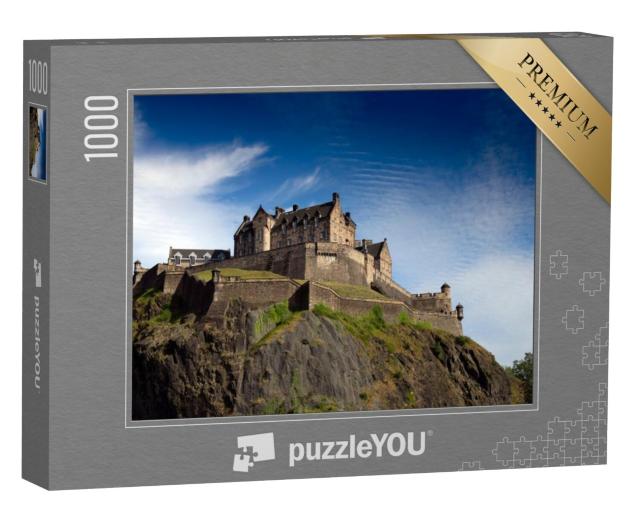 Puzzel 1000 stukjes „Edinburgh Castle op een zonnige dag“