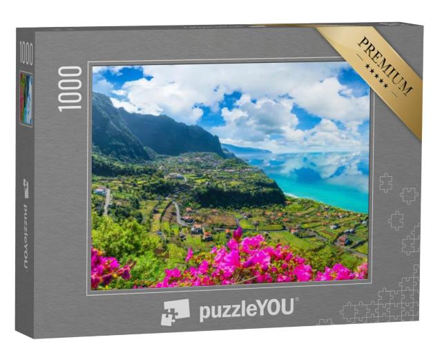 Puzzel 1000 stukjes „De noordkust van de Madeira-eilanden vanaf de Solar de Boaventura Miradouro“