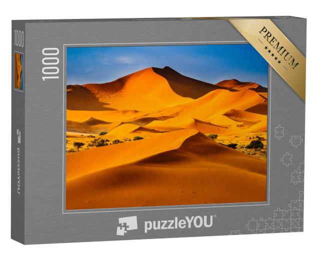 Puzzel 1000 stukjes „Namibische woestijn: een duin in de zon“