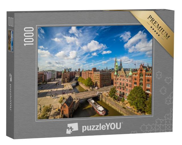 Puzzel 1000 stukjes „Speicherstadt in Hamburg: Werelderfgoed in Duitsland“