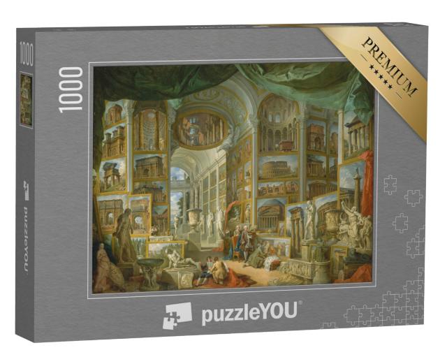 Puzzel 1000 stukjes „Giovanni Paolo Panini - Het oude Rome“