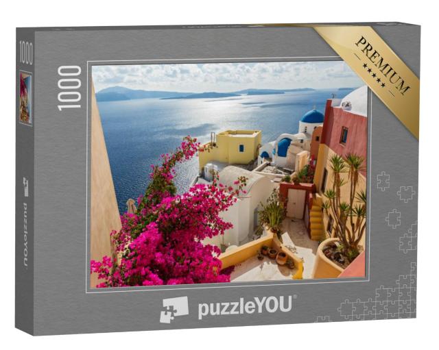 Puzzel 1000 stukjes „Santorini, Griekenland“