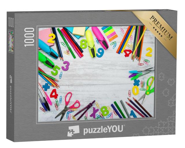 Puzzel 1000 stukjes „Terug naar school“