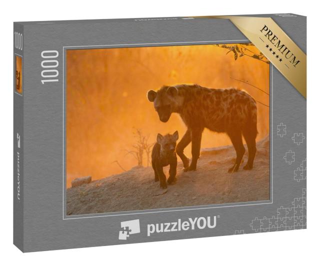 Puzzle 1000 Teile „Hyänen“