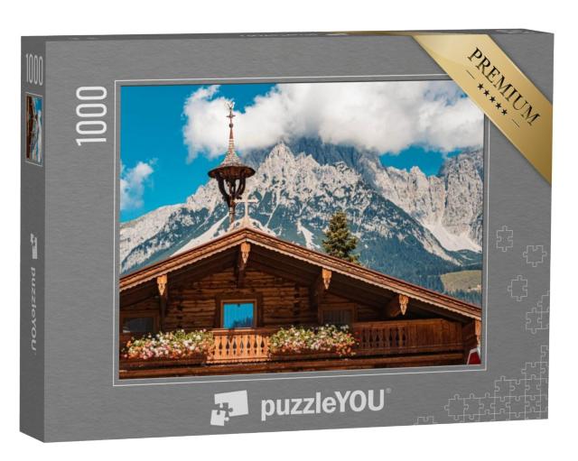 Puzzel 1000 stukjes „Ellmau am Wilden Kaiser, Tirol, Oostenrijk“