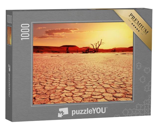 Puzzel 1000 stukjes „Dode Vallei in Namibië“