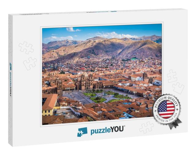 Panoramic View of Cusco Historic Center, Peru... Jigsaw Puzzle