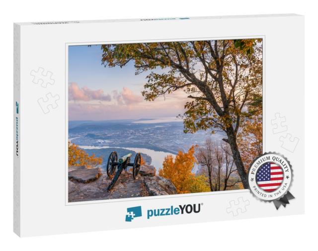 Chattanooga, Tennessee, USA View from Lookout Mountain At... Jigsaw Puzzle