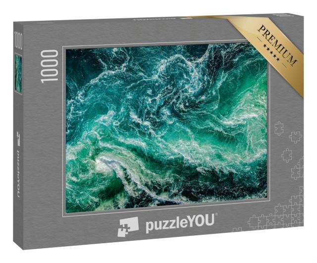 Puzzle 1000 Teile „Strudel des Mahlstroms von Saltstraumen, Nordland, Norwegen“