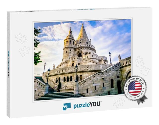 A Landscape View of the Fisherman's Bastion in Summer Tim... Jigsaw Puzzle