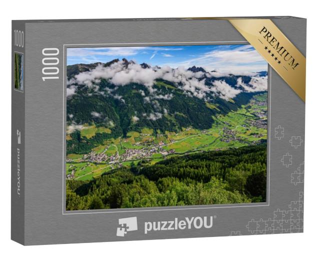 Puzzel 1000 stukjes „Stubaital in de ochtend“