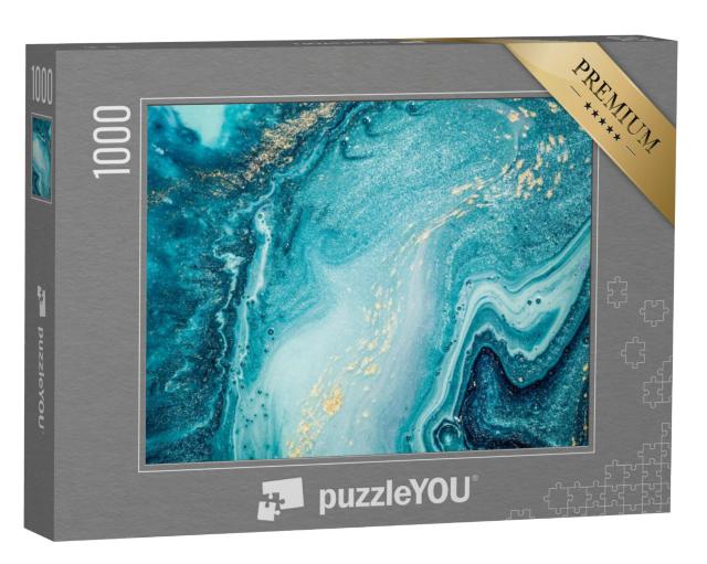 Puzzel 1000 stukjes „Wervelingen van marmer, golven van agaat“