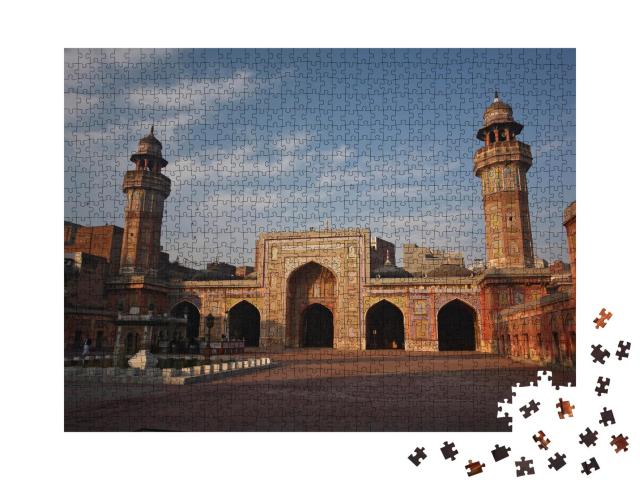 Puzzle 1000 Teile „Architektur der Masjid Wazir Khan, Lahore“