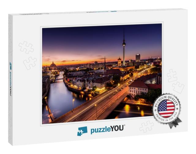 A Panorama of Berlin Just After Sunset... Jigsaw Puzzle