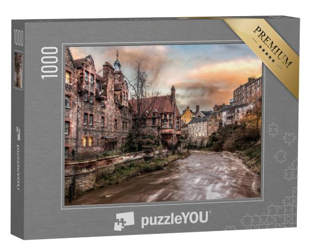 Puzzel 1000 stukjes „Dean dorp in Edinburgh, Schotland“