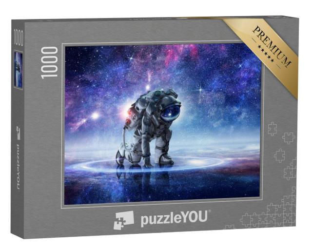 Puzzel 1000 stukjes „Astronaut begint te lopen“