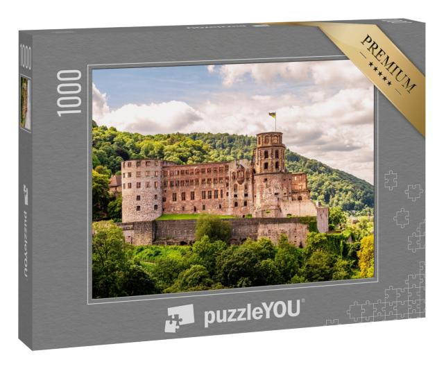Puzzle 1000 Teile „Majestätisches Heidelberger Schloss“