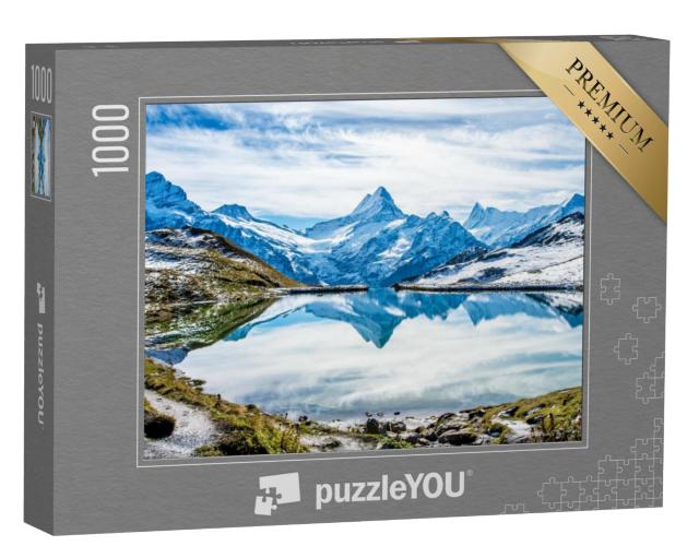 Puzzel 1000 stukjes „Bachalpsee boven Grindelwald, Zwitserland“