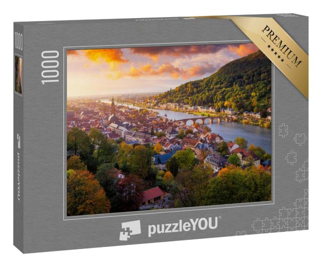 Puzzle 1000 Teile „Heidelberg am Neckar, Deutschland“