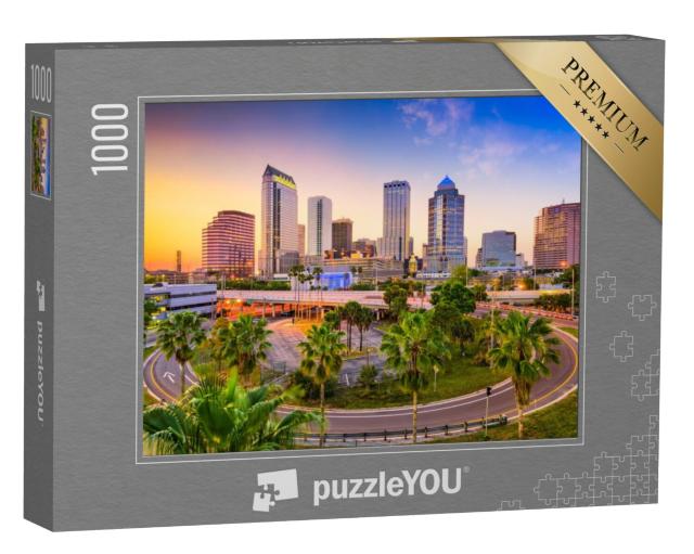 Puzzel 1000 stukjes „Skyline van Tampa, Florida, VS“