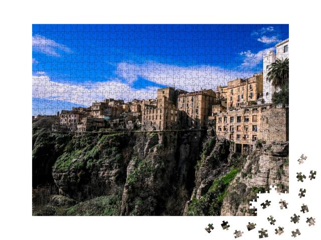 Puzzle 1000 Teile „Stadt und natürliche Festung: Constantine, Algerien“