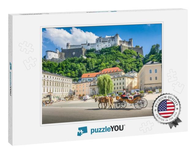 Beautiful Panoramic View of the Historic City of Salzburg... Jigsaw Puzzle