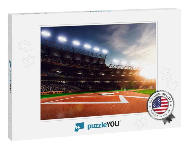Professional Baseball Grand Arena in the Sunlight... Jigsaw Puzzle