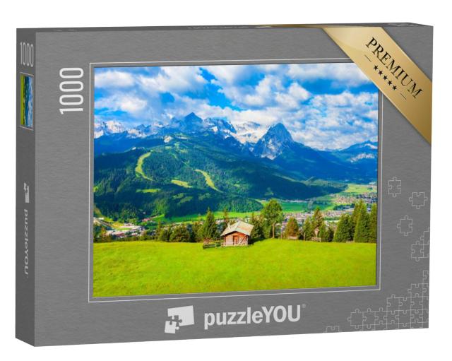 Puzzel 1000 stukjes „Zugspitze en Alpspitze“