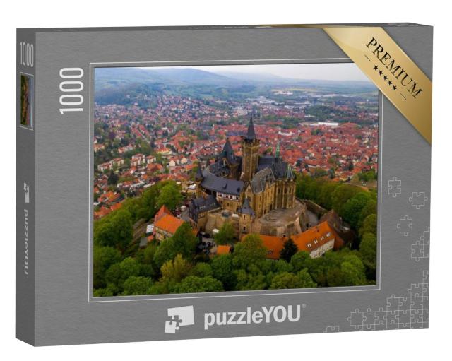 Puzzel 1000 stukjes „Kasteel Wernigerode in de Harz“